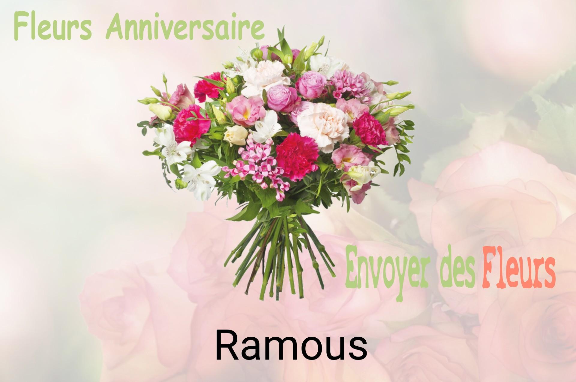 Bouquet de fleurs d’anniversaire livré à Ramous